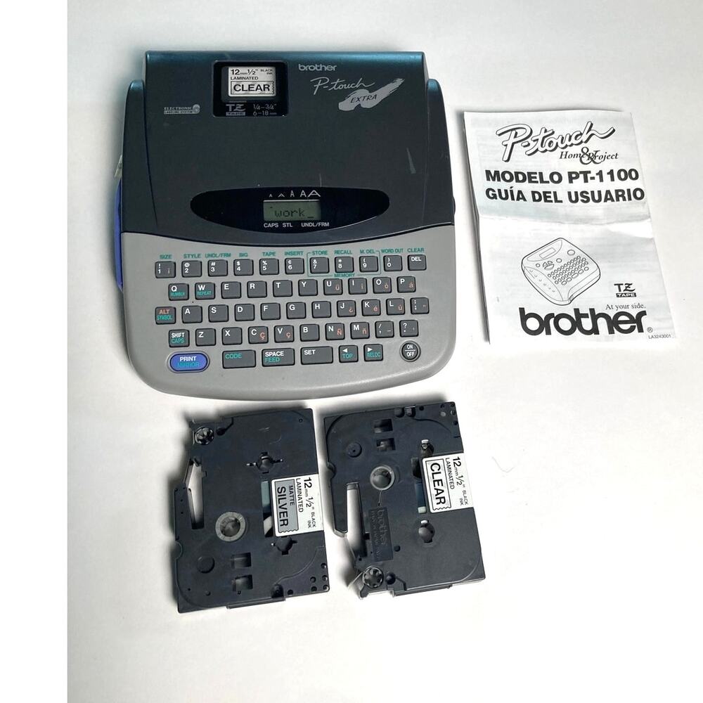Brother P-Touch Label Maker Model PT-1100 with extra labels
